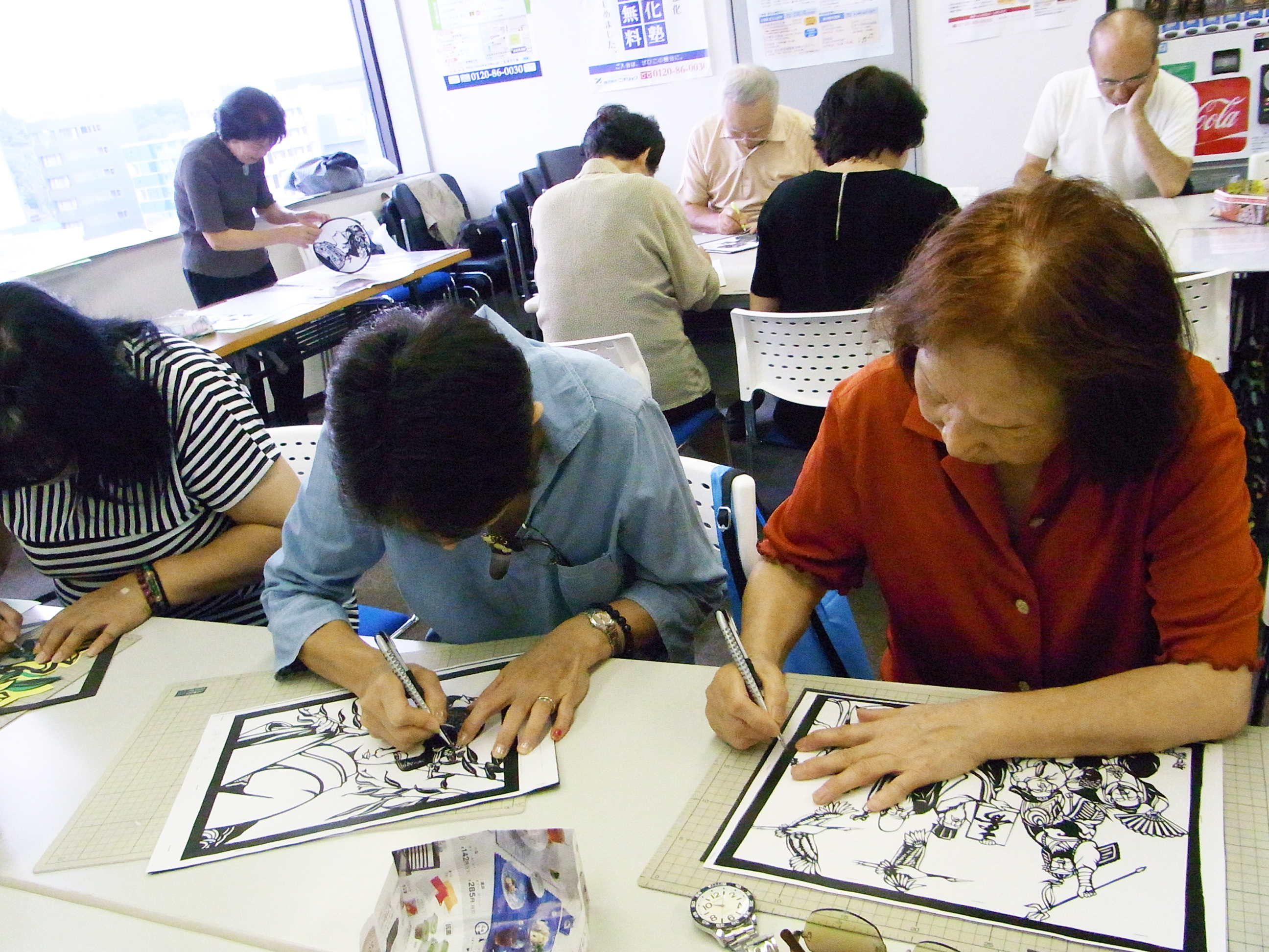 ニチリョク生活文化塾 大人の切り絵教室